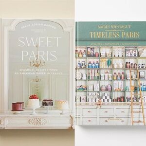Anthropologie Paris themed coffee table books